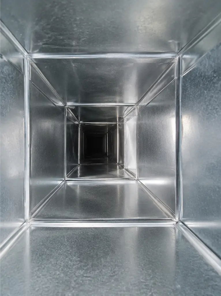 Clean duct after cleaning