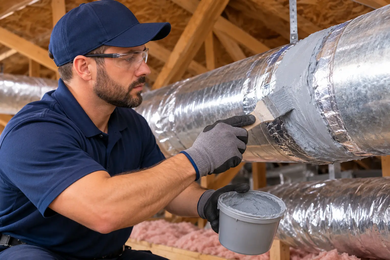 duct sealing leak repair