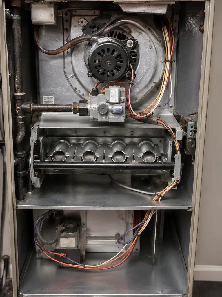 furnace after cleaning